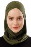 Wind Cross - Hijab Al Amira One-Piece Kaki