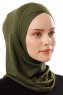 Wind Cross - Hijab Al Amira One-Piece Kaki