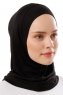 Logo Plain - Hijab Al Amira One-Piece Noir & Gris Clair