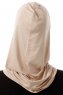 Logo Plain - Hijab Al Amira One-Piece Taupe Clair