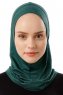 Logo Plain - Hijab Al Amira One-Piece Vert Foncé