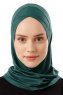 Logo Cross - Hijab Al Amira One-Piece Vert Foncé