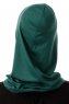 Logo Cross - Hijab Al Amira One-Piece Vert Foncé