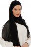 Alara Plain - Hijab Chiffon One Piece Noir