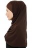 Alara Cross - Hijab Chiffon One Piece Marron