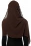 Alara Cross - Hijab Chiffon One Piece Marron