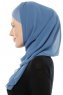 Alara Cross - Hijab Chiffon One Piece Indigo