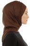 Isra Plain - Hijab One-Piece Viscose Marron