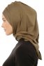 Isra Plain - Hijab One-Piece Viscose Kaki