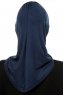 Isra Cross - Hijab One-Piece Viscose Bleu Marin