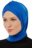 Isra Cross - Hijab One-Piece Viscose Bleu