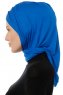 Isra Cross - Hijab One-Piece Viscose Bleu