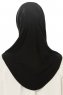 Hanfendy Plain Logo - Hijab One-Piece Noir