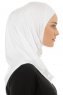 Hanfendy Plain Logo - Hijab One-Piece Blanc