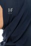Hanfendy Plain Logo - Hijab One-Piece Bleu Marin