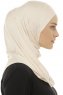 Hanfendy Plain Logo - Hijab One-Piece Beige