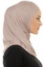 Hanfendy Plain Logo - Hijab One-Piece Gris Pierre