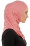 Hanfendy Plain Logo - Hijab One-Piece Rose Foncé