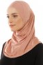Hanfendy Plain Logo - Hijab One-Piece Peanut