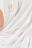 Hanfendy Cross Logo - Hijab One-Piece Blanc
