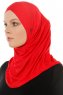 Hanfendy Cross Logo - Hijab One-Piece Rouge