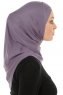 Hanfendy Cross Logo - Hijab One-Piece Violet Foncé