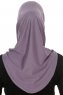 Hanfendy Cross Logo - Hijab One-Piece Violet Foncé