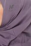 Hanfendy Cross Logo - Hijab One-Piece Violet Foncé