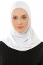 Micro Plain - Hijab One-Piece Blanc