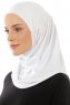 Micro Plain - Hijab One-Piece Blanc