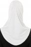 Micro Plain - Hijab One-Piece Blanc