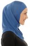 Micro Plain - Hijab One-Piece Indigo