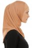 Micro Plain - Hijab One-Piece Caramel