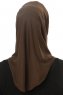 Micro Cross - Hijab One-Piece Marron