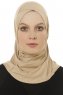 Micro Cross - Hijab One-Piece Beige - Ecardin