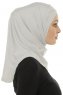 Micro Cross - Hijab One-Piece Gris Clair