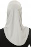 Micro Cross - Hijab One-Piece Gris Clair
