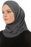 Micro Cross - Hijab One-Piece Anthracite