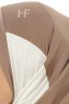 Esin - Hijab One-Piece Taupe Foncé & Creme & Taupe Clair