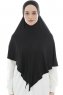 Ajda - Hijab Zip Noir