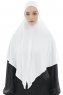 Ajda - Hijab Zip Blanc