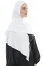 Ajda - Hijab Zip Blanc