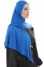 Ajda - Hijab Zip Bleu