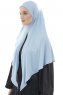 Ajda - Hijab Zip Bleu Clair