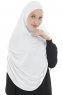 Roxelana - Hijab Al Amira Blanc Longue