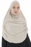 Roxelana - Hijab Al Amira Taupe Clair Longue