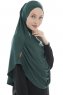 Roxelana - Hijab Al Amira Vert Foncé Longue