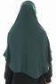 Roxelana - Hijab Al Amira Vert Foncé Longue