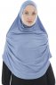 Roxelana - Hijab Al Amira Indigo Longue