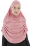 Roxelana - Hijab Al Amira Rose Foncé Longue